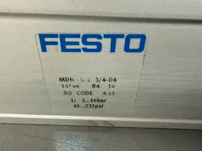 Festo Mdh-5,2,3/4-D4 3-16bar - 45 232 Psi (4.3.5)