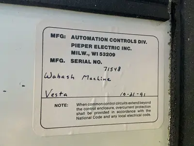 Used WABASH METAL PRODUCTS, INC 3012122TRM Hydraulic Presses Ohio US | HGR 24 #1518952