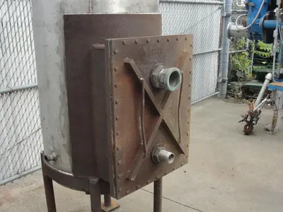 SPC7424  Tank 225 gallon vertical tank, Stainless Steel, dish