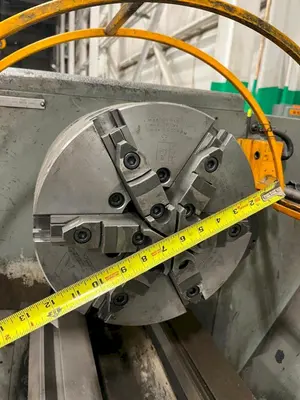 21" x 120" CLAUSING COLCHESTER MODEL #21 ENGINE LATHE 3.5" SPINDLE HOLE: YOBRO #24560