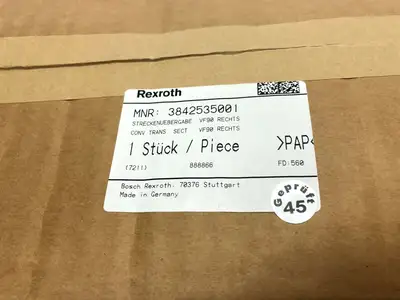 New | in-Stock Bosch Rexroth Conveyor Transfer Kit, VF90 Conveyor Parts Michigan US | Maverick Industrial Sales #1395995