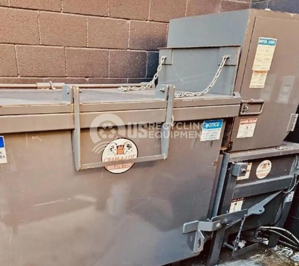 USED 2011 JV MANUFACTURING/CRAM-A-LOT CS-5 SELF CONTAINED VERTICAL COMPACTOR