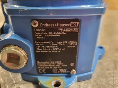 USED 2009 ENDRESS+HAUSER RIA141