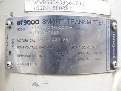 USED HONEYWELL STG140-E1G-00000-MB, F1C3-2113