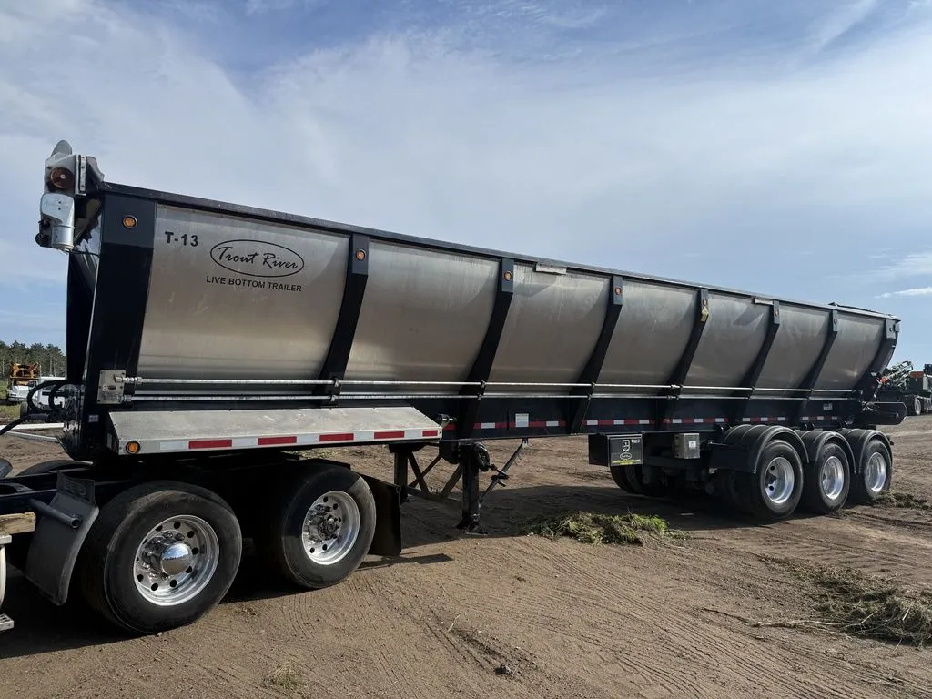 Used 2025 TROUT RIVER LIVE BOTTOM Dump Trailers Minnesota US | Carco Truck & Equipment #1514093
