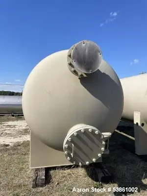 Unused 4000 Gallon Horizontal Tripoint Tank, Carbon Steel Construction.