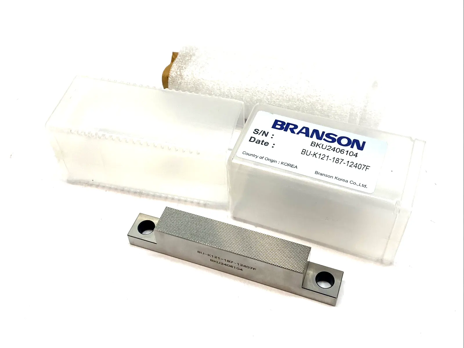 New | in-Stock BRANSON ULTRASONIC ANVIL, KNURLED TOOLING Ultrasonic Welders Michigan US | Maverick Industrial Sales #1090169