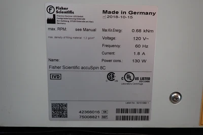 USED FISHER SCIENTIFIC 75008821