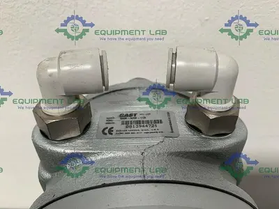 USED BOSTON GEAR F724F-15-B5-6 GEAR REDUCER W/ PNEUMATIC GAST 8AM-NRV-11A MOTOR