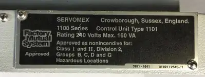 USED SERVOMEX 1100
