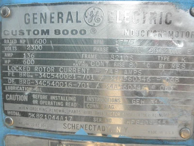 USED GENERAL ELECTRIC 5K821044A17