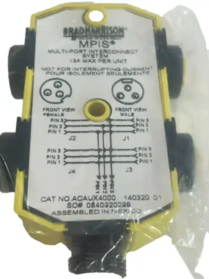 NEW BRAD HARRISON MOLEX ACAUX4000 MINI-CHANGE 4 JUNCTION 1300600067