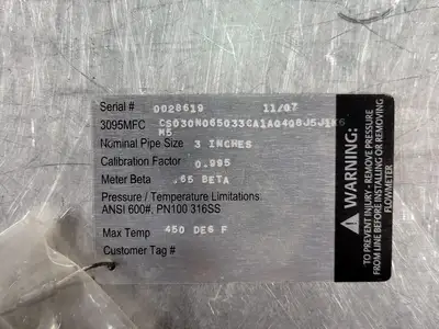 USED ROSEMOUNT 3095MFC