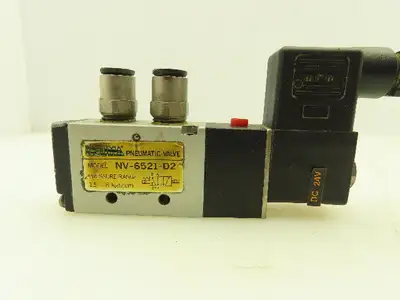 Neuma NV-6521-D2 Pneumatic Air Solenoid Valve 5/2 5 Port 2 Pos 24VDC