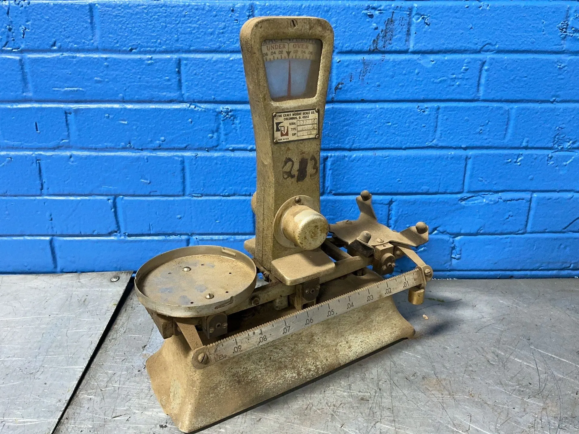 Used THE EXACT WEIGHT SCALE SCALE CO. 100 Material Handling (misc) Ohio US | HGR 24 #1293791