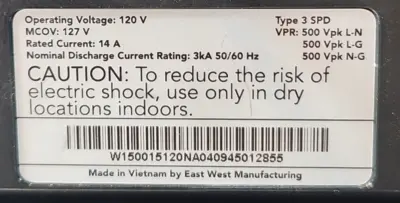 Innovolt W1500-15-120 Surge Protector 14 A 120 V (BIN411)
