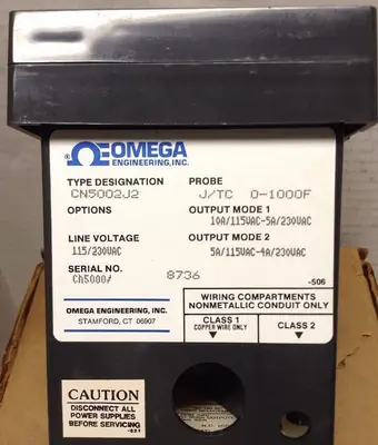 New | in-Stock OMEGA CN5002J2 Industrial Controls Ohio US | Surplus Asset Holdings #1233521