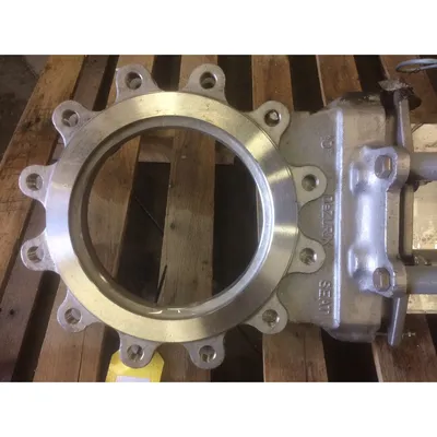 Used 10" Dezurik Stainless Steel Knife Gate Valve