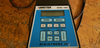 Ametek Digstrobe III Model 1965 Digital Stroboscope Tachometer