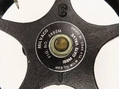 Milwaukee Valve 2882-M 3" Gate Valve 200psi WOG Non-Rising Stem 8" Wheel
