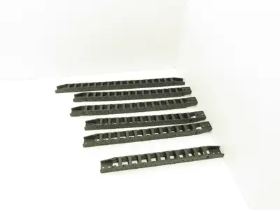 Tsubaki Energy Chain Cable Carrier 19mm H 24mm W 17-26" Mixed Length Lot of 6
