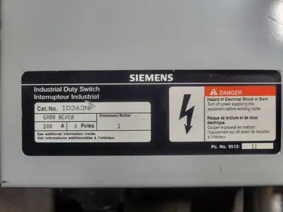 USED SIEMENS ID363NF