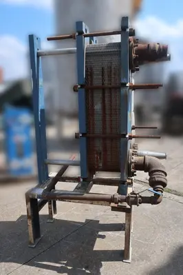 SPC8193  Heat Exchanger 194 sq.ft. Mueller plate heat exchanger, Stainless Steel Contact Parts