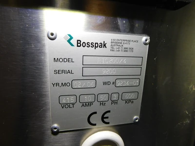 USED ROMACO BOSSPAK RTC 20014