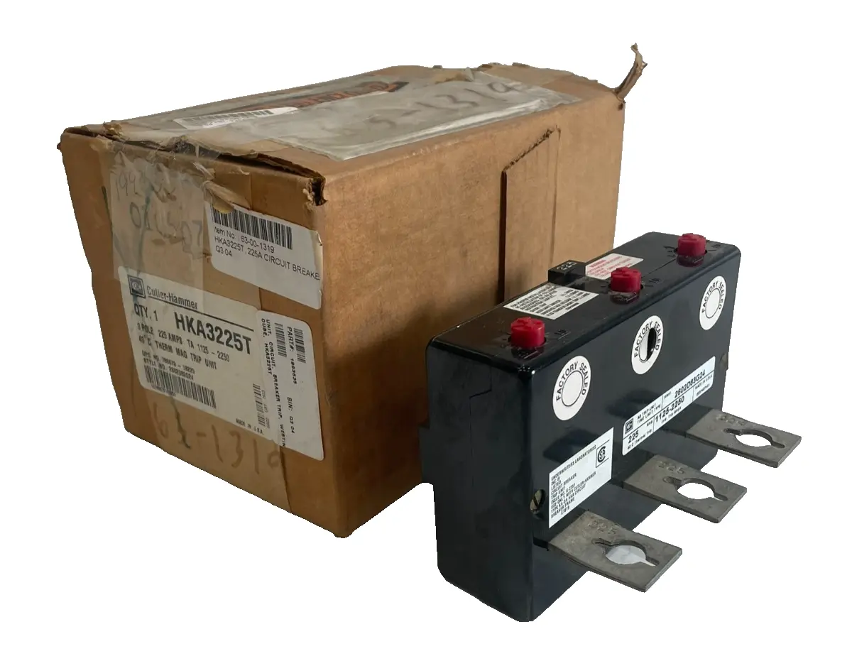NEW CUTLER HAMMER HKA3225T TRIP UNIT 3 POLE 225AMPS