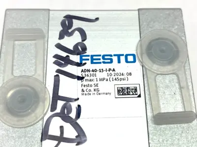 New | in-Stock Festo Pneumatic Compact Cylinder 15mm Stroke 40mm Bore 536301e Pneumatic Cylinders Michigan US | Maverick Industrial Sales #1391821