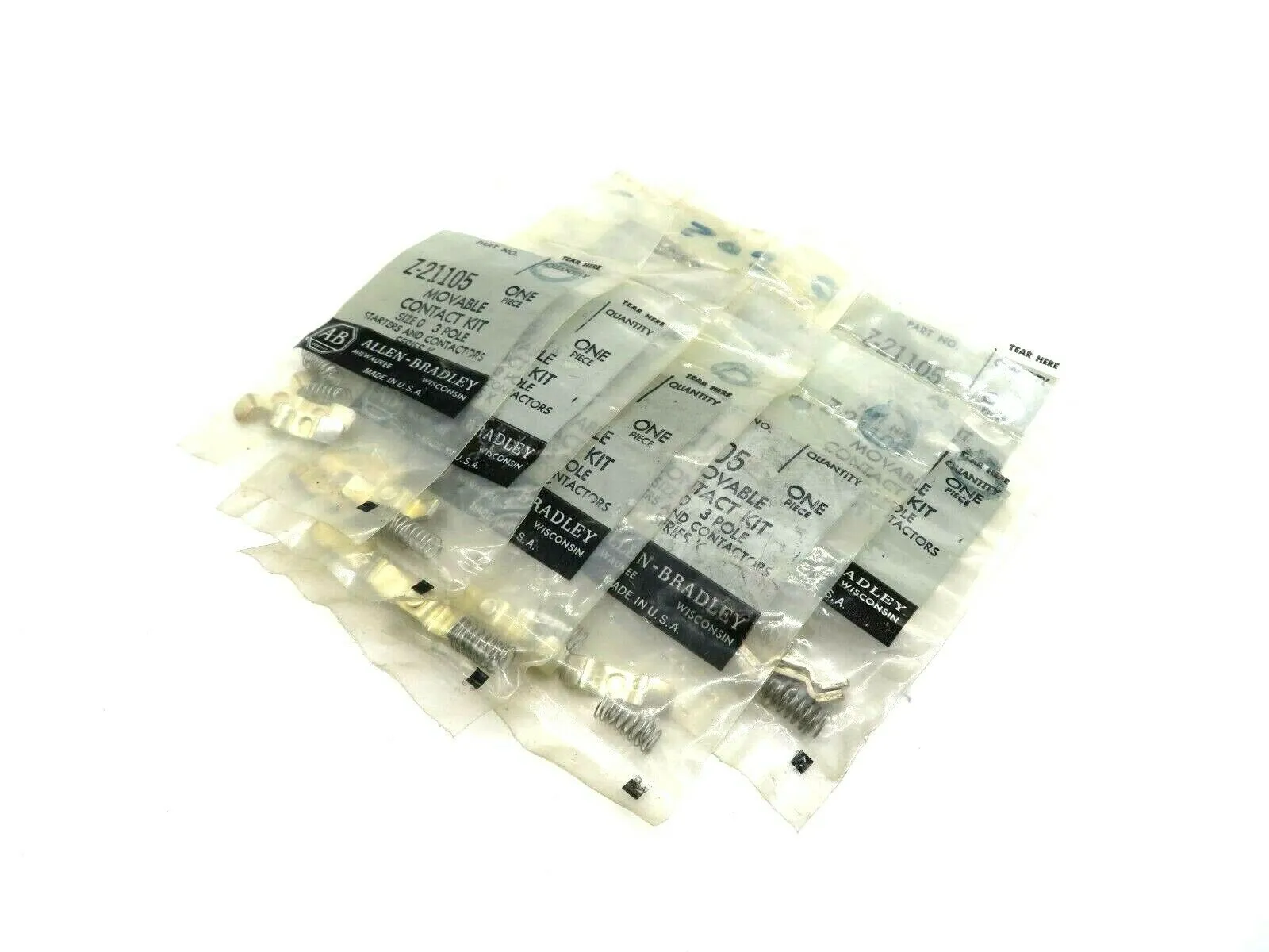 10 NEW ALLEN BRADLEY Z-21105 CONTACT KIT MOVABLE Z21105