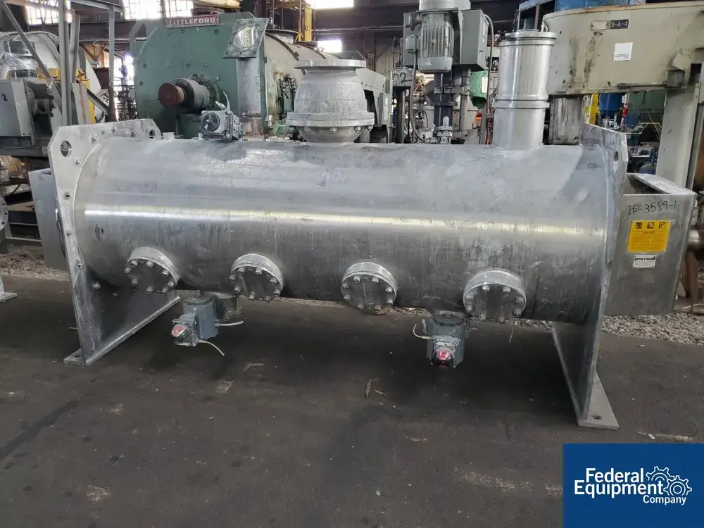 USED Processall 42 Cu Ft Processall Plow Mixer, Model 1200HL, 304 S/S