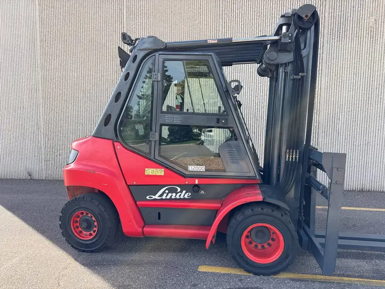 Used 2012 LINDE H80D Internal Combustion Forklifts: Pneumatic Tire Minnesota US | Birnstengel Equipment #1554083