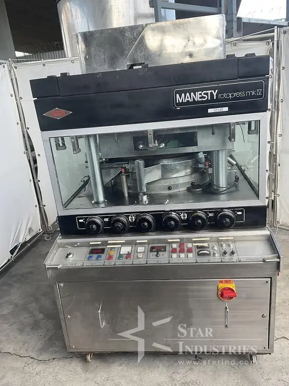 Used MANESTY ROTAPRESS MK IV Tablet Presses | Star Industries #1253475