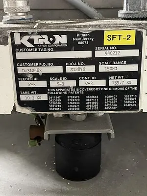 Used K-TRON _UNKNOWN_ Screw Feeders | ND Industrial Surplus #1225273