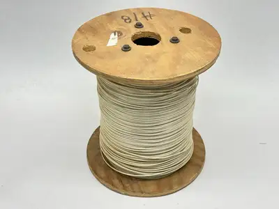 Coleman TFFN-18-STR-WHT Cable Stranded Copper 18AWG 600V 2000ft Spool - New Other