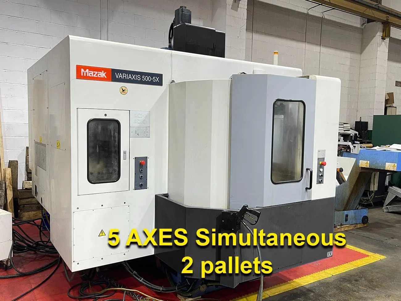 USED MAZAK VARIAXIS 500-5X- X 510- Y 510- Z 460MM CNC 5 AXES