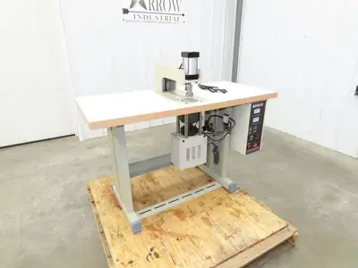 Changzhou JT-100-Q Ultrasonic Welding Sewing Head Unit Press 2x1" Foot 220V