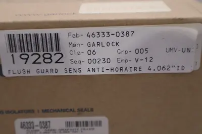 NEW GARLOCK 46333-0387 FLUSH-GARD SEAL - STOCK GF1008