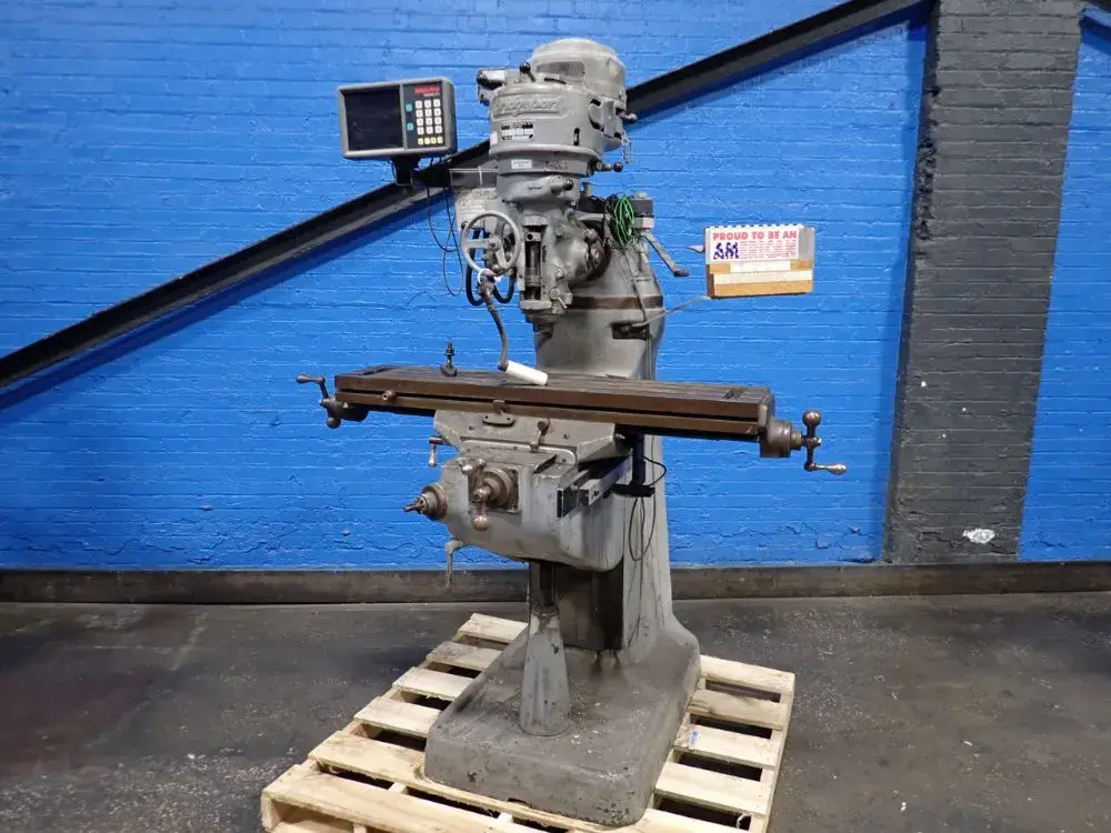 Bridgeport 42" X 9" Vertical Mill