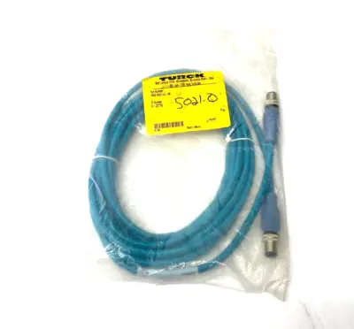 New | in-Stock Turck Industrial Ethernet Cable Male M12 4-Pin 4m Misc Electrical & Power Parts Michigan US | Maverick Industrial Sales #1401511