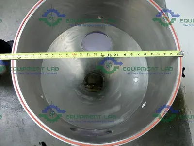 USED INDUSTRIAL POWDER HOPPER W/ SEW-EURODRIVE SAF67 AM143 GEAR REDUCER & 1HP MOTOR