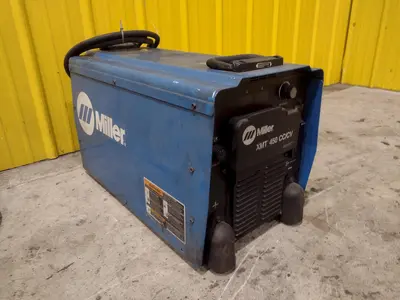 MILLER XMT450 CC CV WELDER & S74 MPA PLUS FEEDER: STOCK #23484