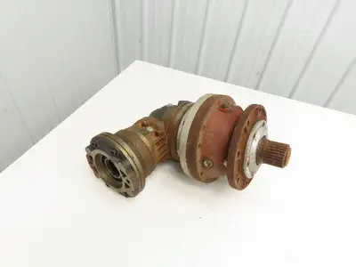 Reggiana Riduttori RA300DM Planetary Reducer Gearbox 41.7:1 Ratio Right Angle