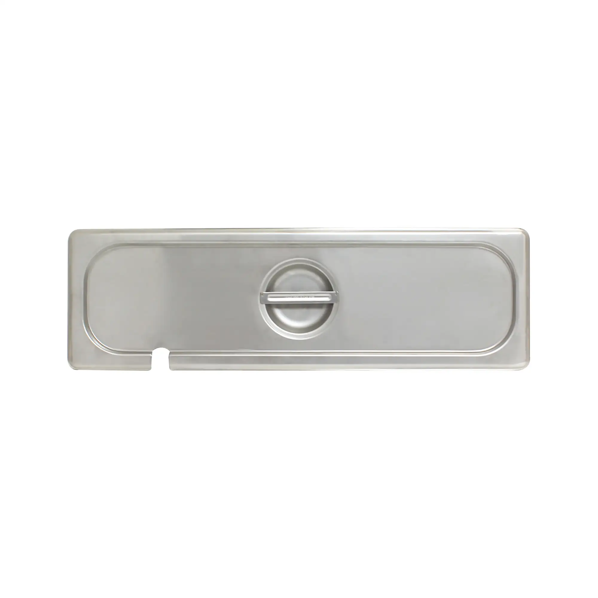 Thunder Group STPA5120CSL Half Size Long Steam Pan Cover - Notched, Stainless - 12, (each)