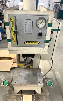 USED 1996 GREENERD PRESSES GREENERD HPB-7 PRESS