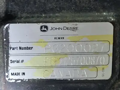 USED JOHN DEERE PG200027