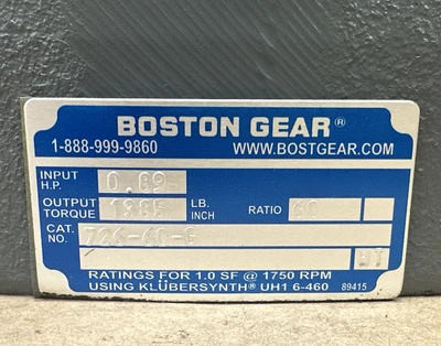 NEW BOSTON GEAR 726-60-G