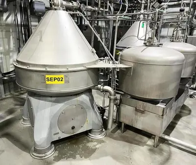 (3) GEA Westfalia SSI 300-01-772 vegetable protein separator centrifuges, 316SS.