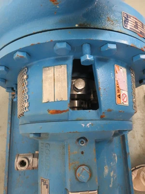 Goulds pump model 3196 MTi size 2x3-13 material DI/316 with base and motor , Unused Spare Room